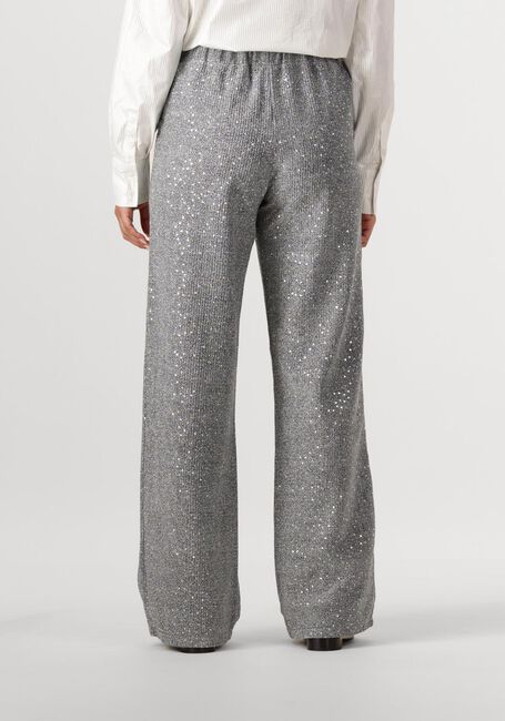 ALIX THE LABEL Pantalon large LADIES WOVEN SEQUIN PANT en gris - large