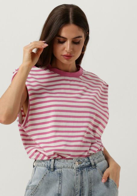 CATWALK JUNKIE Haut FOLDED SHOULDER TOP en rose - large