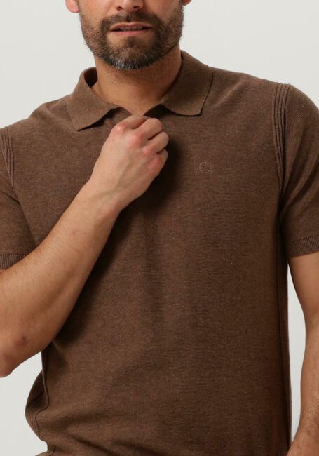DSTREZZED Polo DS_MERCURY SHORT SLEEVE POLO en marron - large