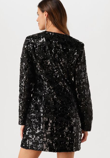 Zwarte SECOND FEMALE Mini jurk FLAKES DRESS - large