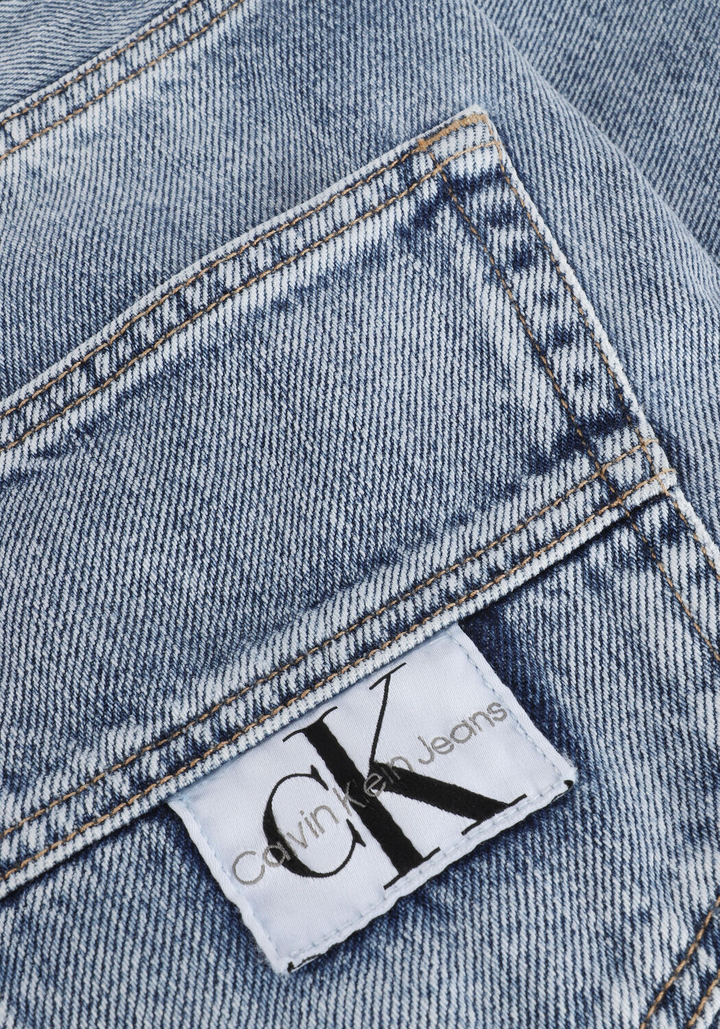 Lichtblauwe CALVIN KLEIN Straight leg jeans DAD JEAN - large