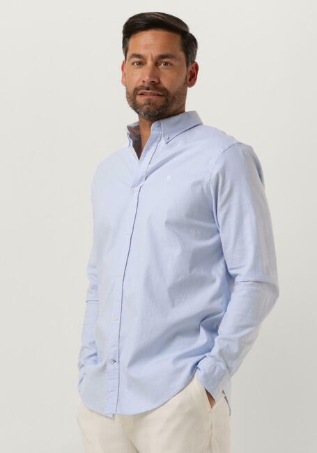 Lichtblauwe SCOTCH & SODA Casual overhemd ESSENTIALS - ORGANIC OXFORD REGULAR FIT SHIRT - large