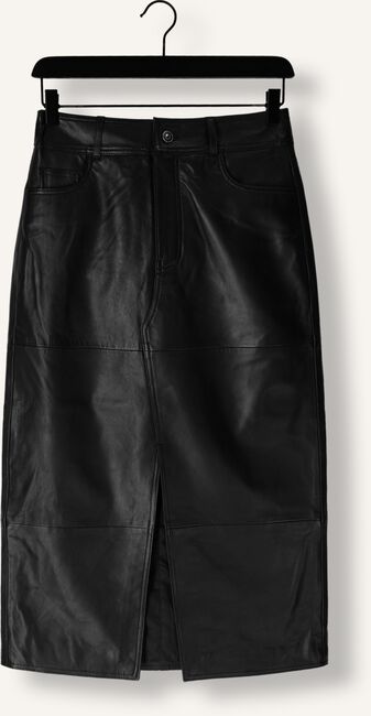 Zwarte Y.A.S. Maxirok YASMINA HW LEATHER LONG SKIRT Zwarte Y.A.S. Maxirok YASMINA HW LEATHER LONG SKIRT - large