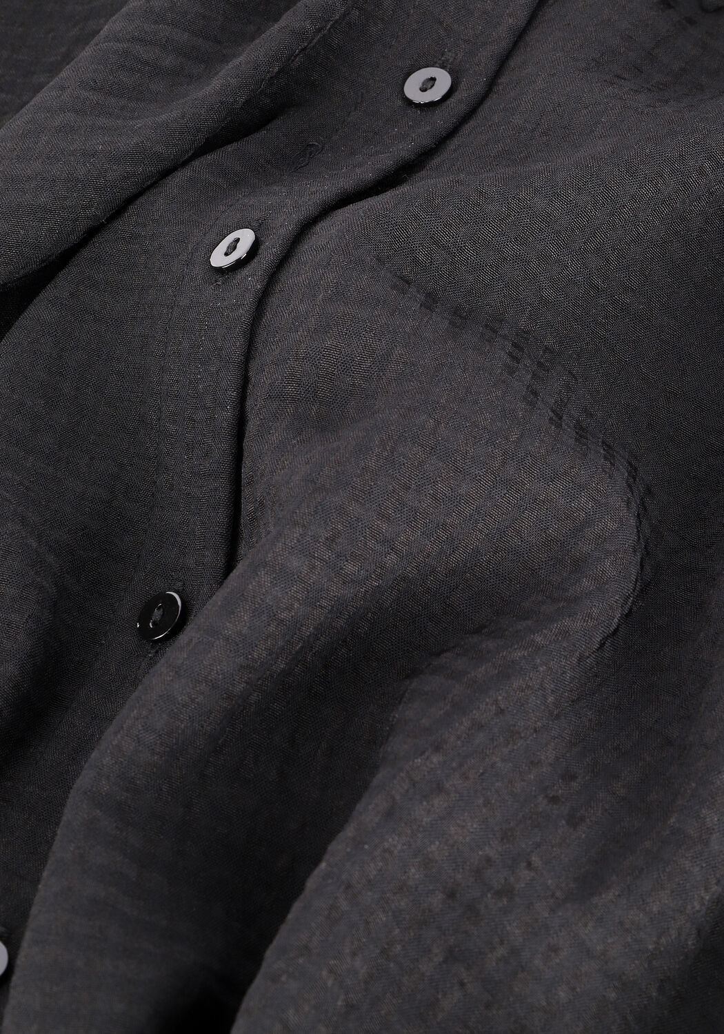 Zwarte Y.A.S. Maxi jurk YASSAVANNA LONG SHIRT DRESS - large