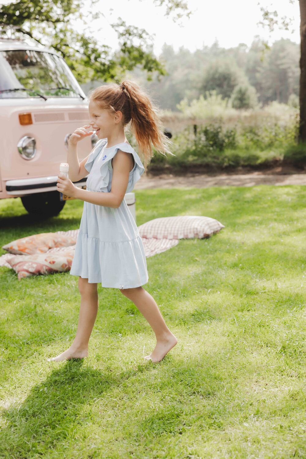 LOOXS Little Robe midi 2512-7830 Bleu clair - large