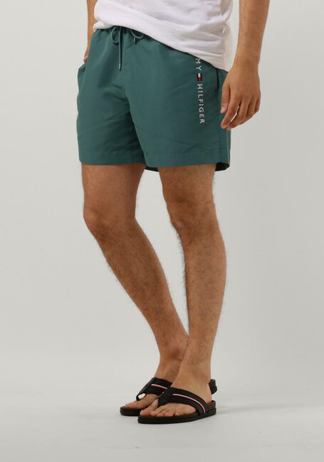 Donkergroene TOMMY HILFIGER UNDERWEAR Zwembroeken MEDIUM DRAWSTRING - large