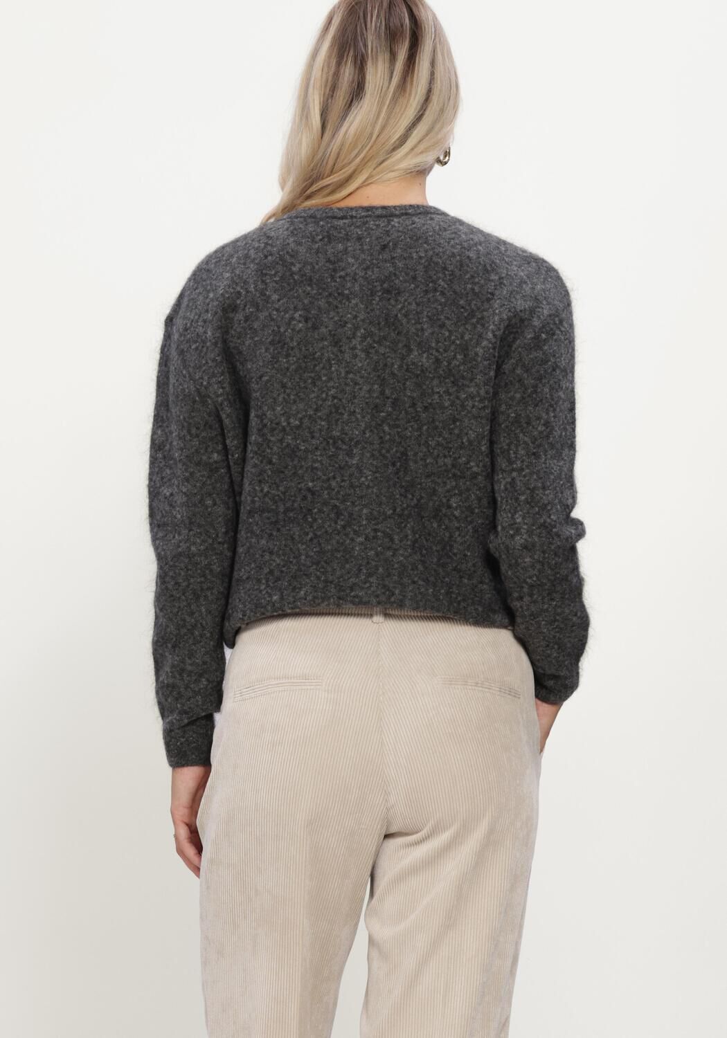 LINA LOCCHI Pull LL-BERBER Gris fonc&eacute; - large