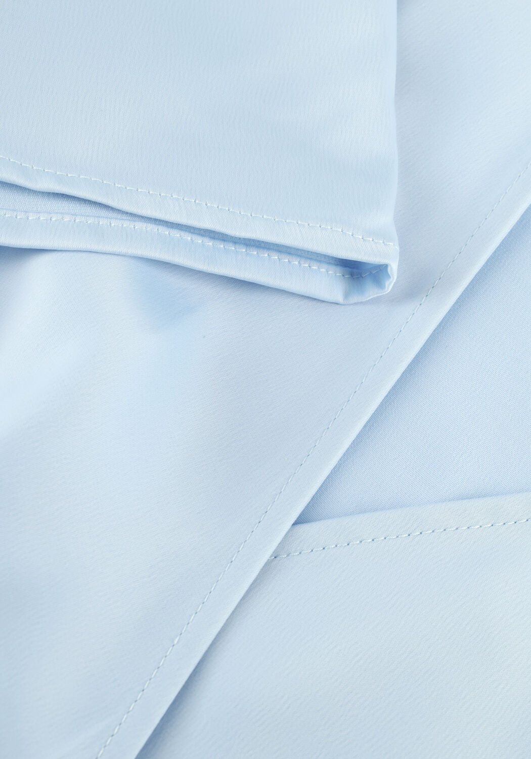 Lichtblauwe Y.A.S. Midi jurk YASTHEA 2/4 MIDI WRAP DRESS S. - large