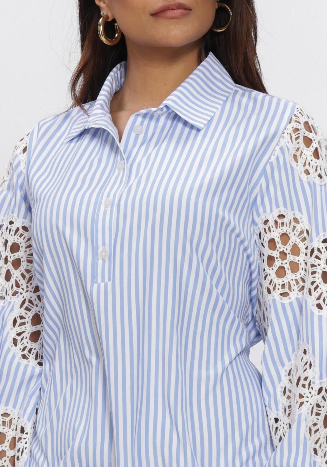 ANA ALCAZAR Robe midi 041781-3801 en bleu - large