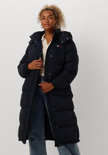 TOMMY JEANS Veste matelassé TJW ALASKA LONG PUFFER en bleu - large