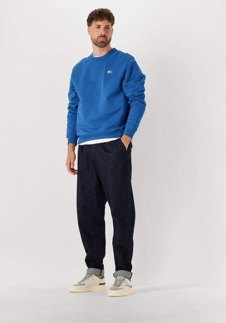 Blauwe TOMMY JEANS Trui TJM REG BADGE CREW EXT - large