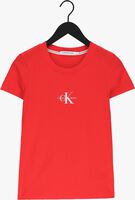 CALVIN KLEIN T-shirt MONOGRAM SLIM TEE en rouge