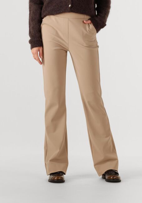 Zand STUDIO ANNELOES Flared broek FLAIR BONDED TROUSERS - large