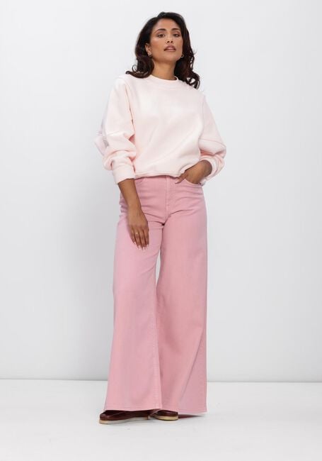 Roze ANOTHER LABEL Wijde broek ALMOORE DENIM WIDE - large