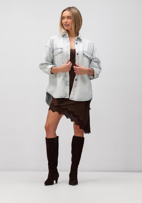 Bruine HAUTE L'AMITI&Eacute; Jurken NAOMI ASYM LINGERIE DRESS - large