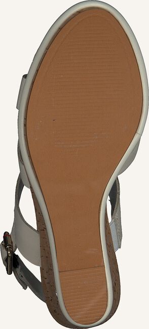 Witte TOMMY HILFIGER Sandalen CORPORATE WEDGE Witte TOMMY HILFIGER Sandalen CORPORATE WEDGE - large