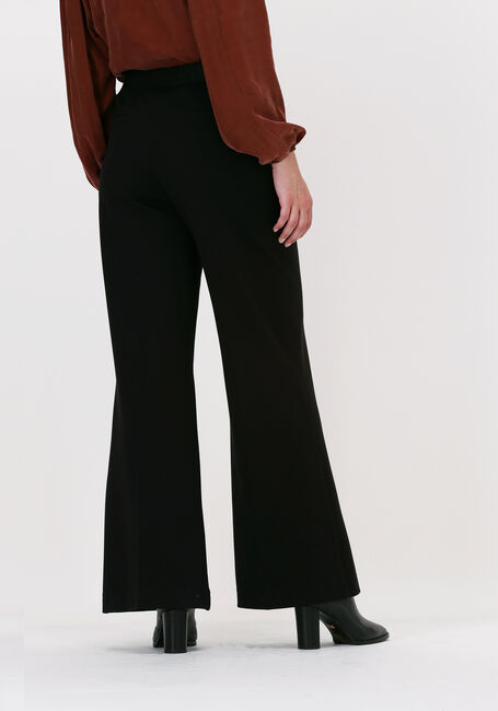 SUMMUM Pantalon large TROUSERS BOOT CUT PUNTO MILANO en noir - large
