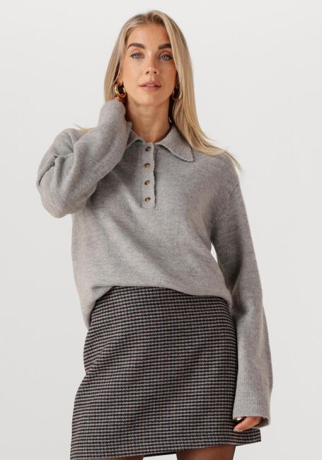 MODSTRÖM Chandail TREEMD POLO en gris - large