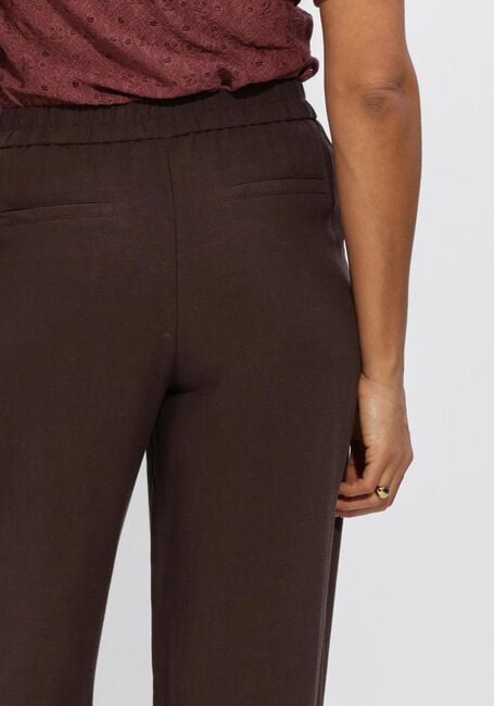 Bruine OBJECT Wijde broek OBJSANNE ALINE WIDE PANT - large