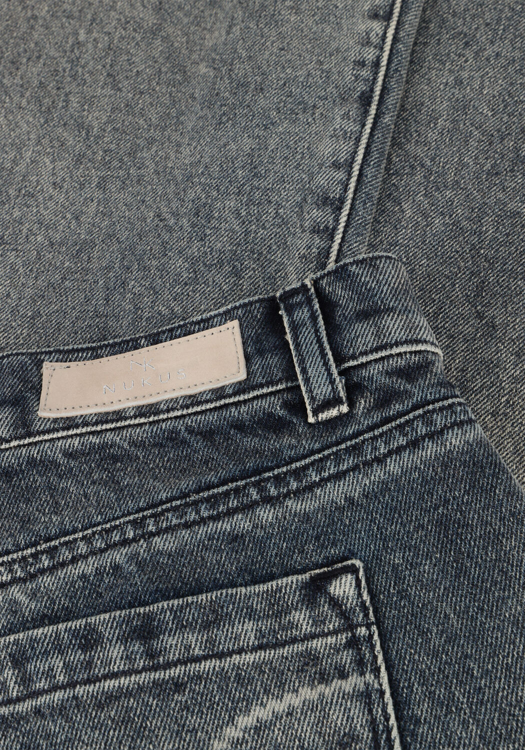 Blauwe NUKUS Straight leg jeans RUBY PANTS DENIM - large