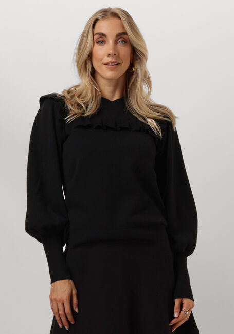Zwarte Y.A.S. Trui YASJUM LS KNIT PULLOVER - large