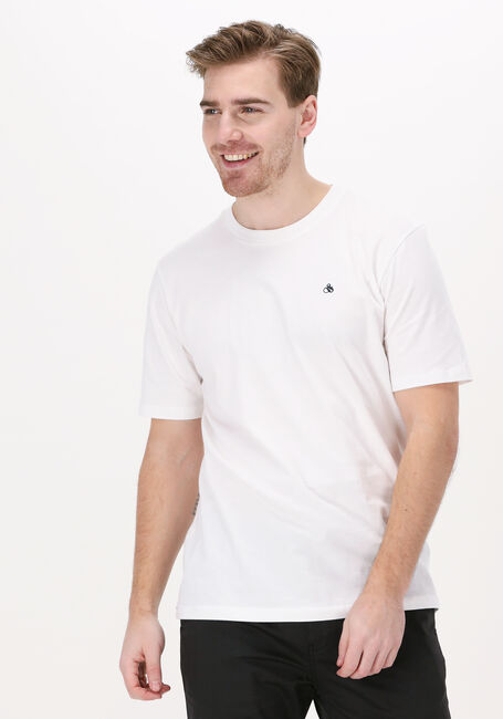 SCOTCH & SODA T-shirt CREWNECK JERSEY T-SHIRT en blanc - large