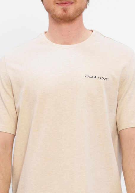 LYLE & SCOTT T-shirt SCRIPT T-SHIRT en beige - large