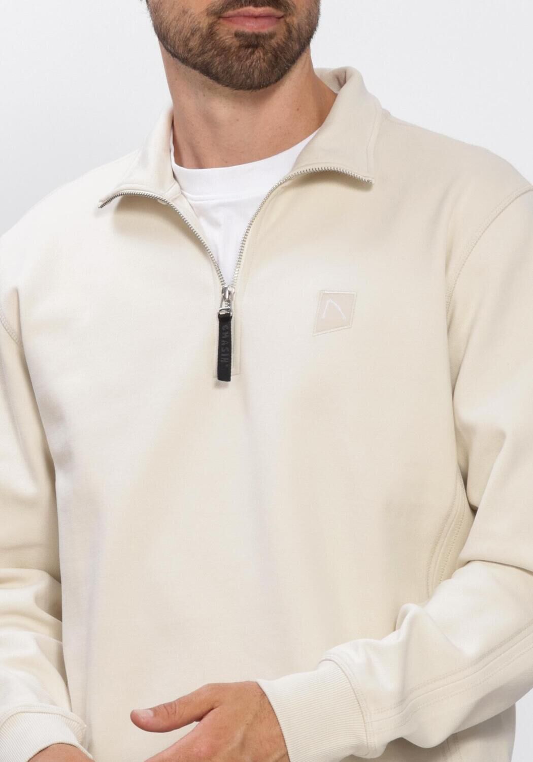Creme CHASIN Trui RYDER ZIP-UP - large