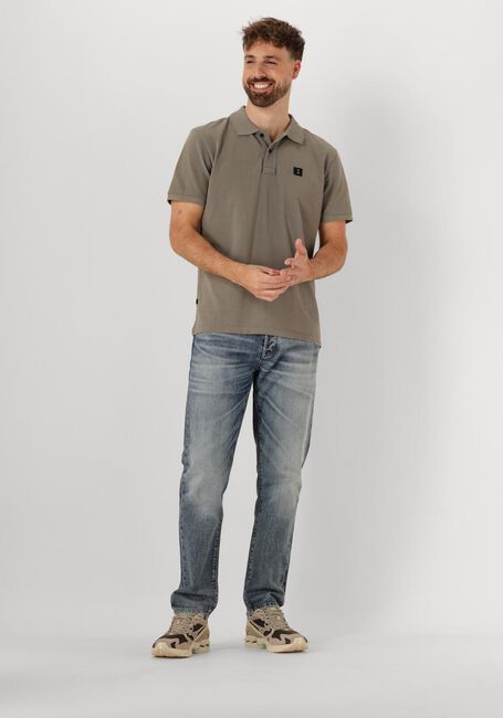 Khaki BUTCHER OF BLUE Polo ARMY PIQUE POLO - large
