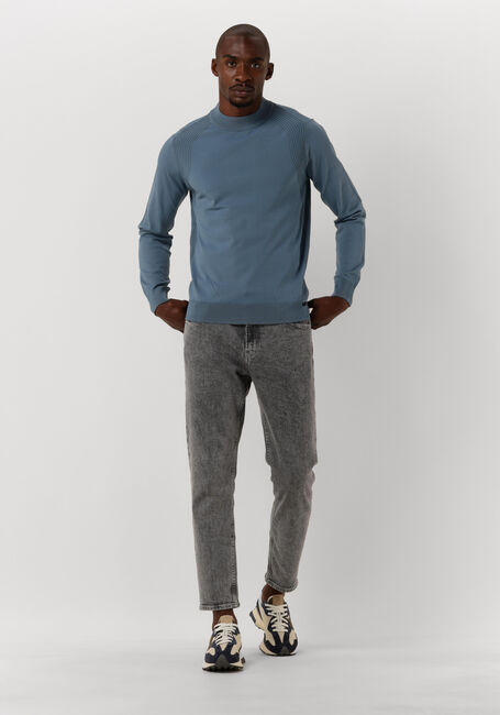 Blauwe GENTI Trui K6026-3260 - large