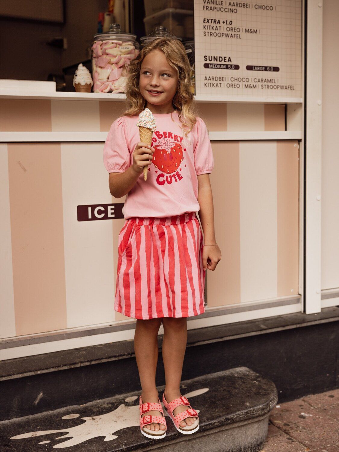 Roze LOOXS Little T-shirt 2611-7417 - large