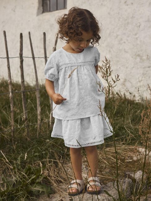 LIL' ATELIER Mini-jupe NMFJIVA SKORT LIL en bleu - large