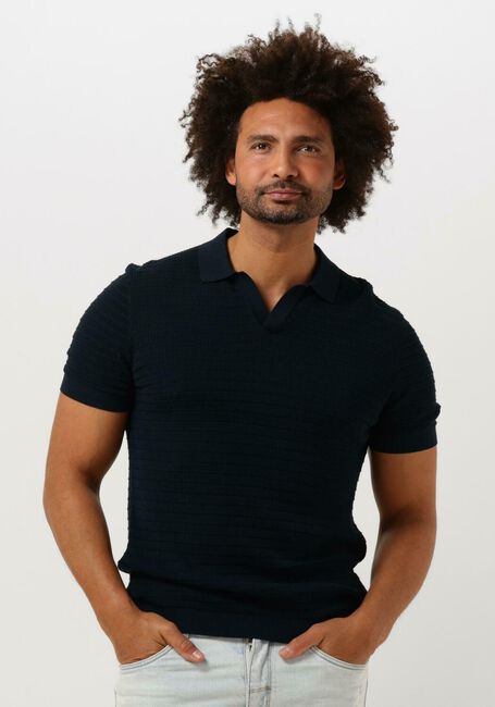 Donkerblauwe DRYKORN Polo BRAIAN - large