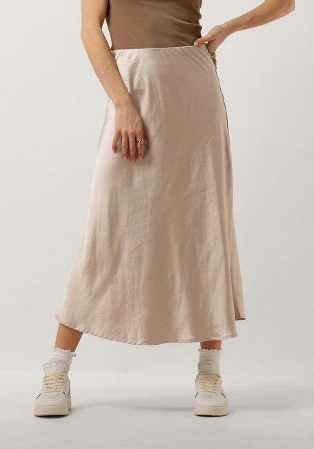 NOTRE-V Jupe midi SATIN SKIRT Écru - large