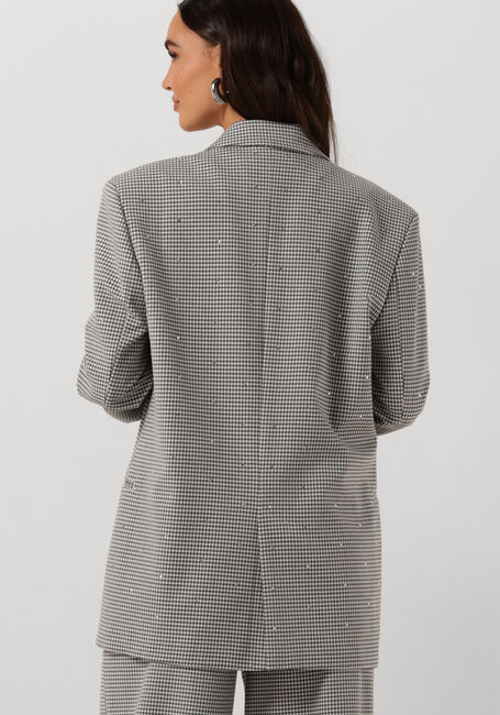 ALIX THE LABEL Blazer LADIES WOVEN MINI CHECK BLAZER en gris - large