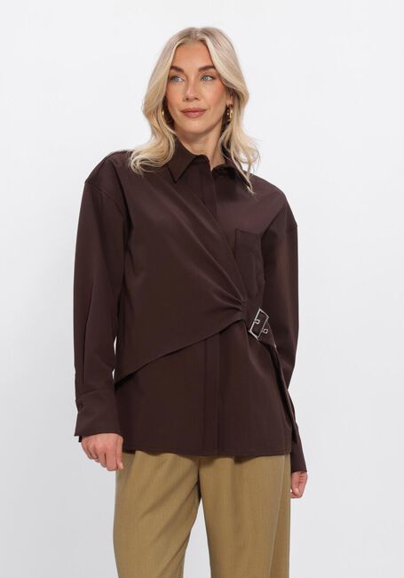 STUDIO AMAYA ROOS BLOUSE Blouses en marron - large