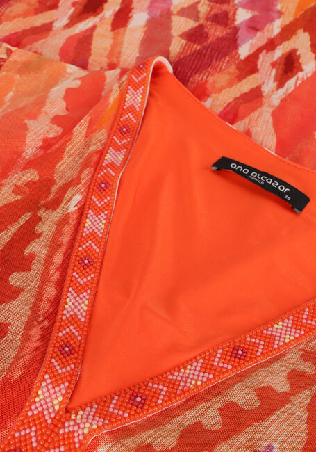 Oranje ANA ALCAZAR Maxi jurk MAXI DRESS DECO - large