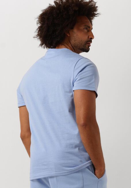 TOMMY JEANS T-shirt TJM SLIM RIB DETAIL TEE Bleu clair - large
