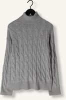 TOMMY HILFIGER Col roulé SOFT WOOL CABLE ROLL-NK SWEATER en gris TOMMY HILFIGER Col roulé SOFT WOOL CABLE ROLL-NK SWEATER en gris - medium