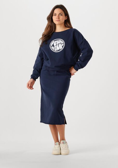 PENN & INK Chandail SWEATER PRINT Bleu foncé - large
