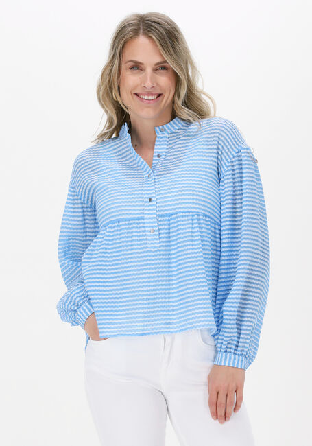 Lichtblauwe LEVETE ROOM  REEMA 2 SHIRT - large