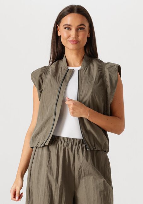 CO'COUTURE Gilet ACASIACC WAISTCOAT en vert - large