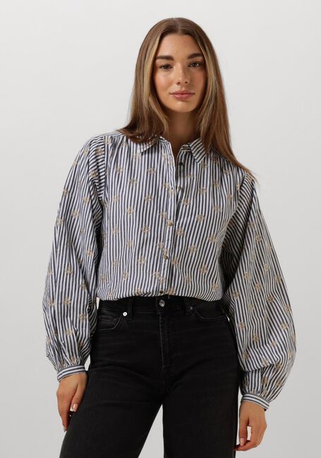 SUMMUM BLOUSE SCATTERED EMBROSTRIPE Blouses en blanc - large