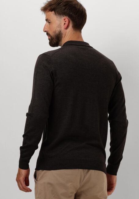 Bruine PROFUOMO Polo POLO LONG SLEEVE - large