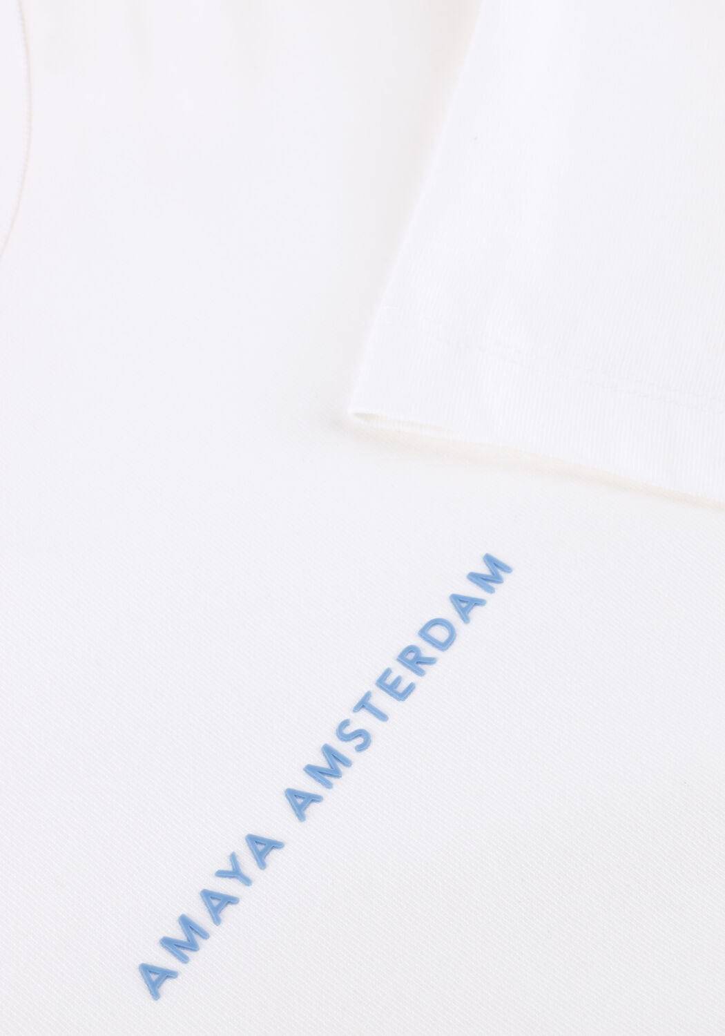 AMAYA AMSTERDAM T-shirt BAYLIE LOGO en blanc - large