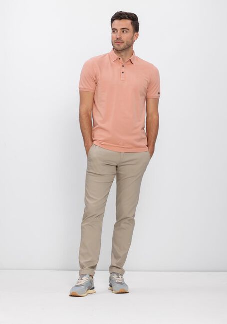 CAST IRON Polo SLIM FIT FINE PIQUE ESSENTIAL en rose - large