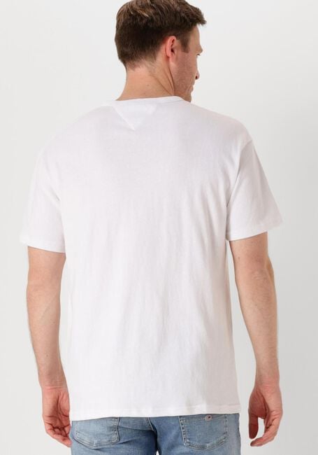 Witte TOMMY JEANS T-shirt TJM RLX LINEAR LOGO TEE - large