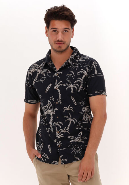 Donkerblauwe KULTIVATE Casual overhemd ST HOLIDAYS - large