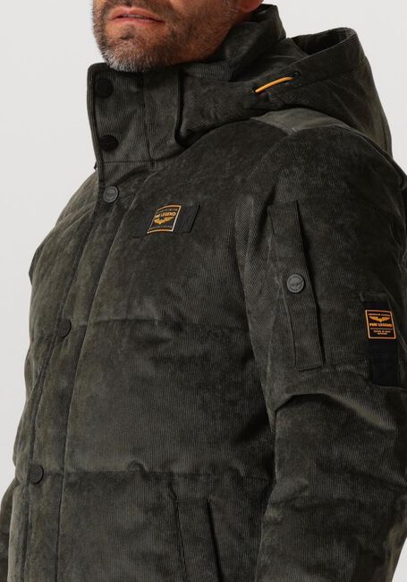 Donkergroene PME LEGEND Gewatteerde jas GOBBLER - large