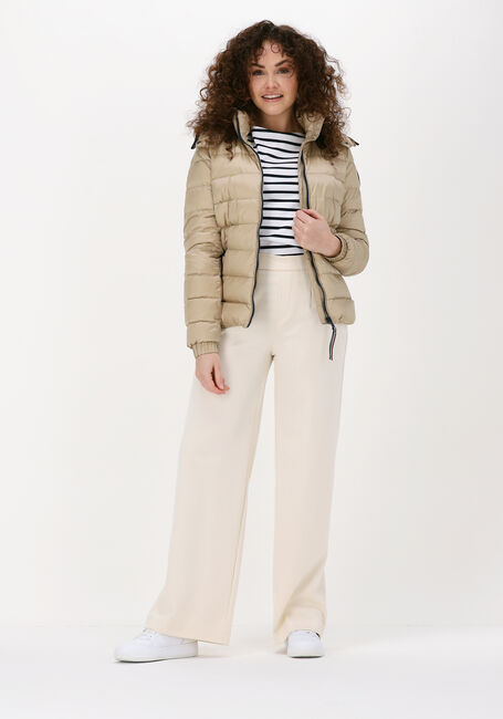 Witte TOMMY HILFIGER T-shirt SLIM STP BOAT-NK TOP 3/4 SLV - large